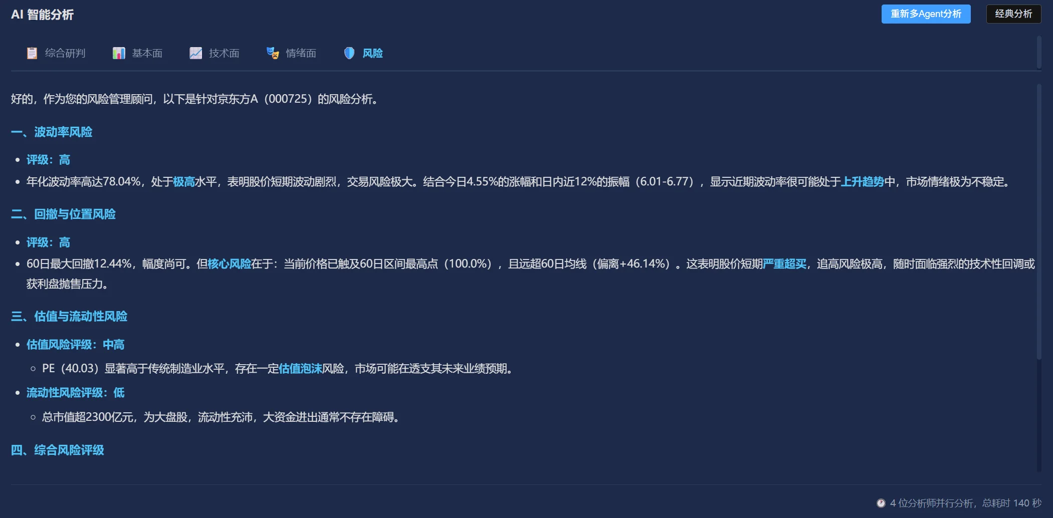 FinAgent 截图